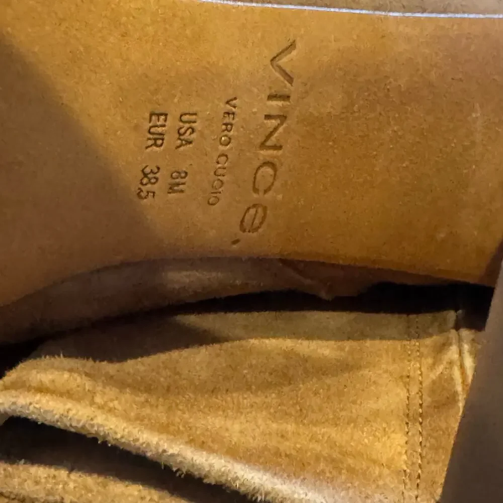 Vince Women's Leather Upper Pilar Knee High Boots Pointy Toe Beige Size 8.5 NWOT - Picture 11 of 13